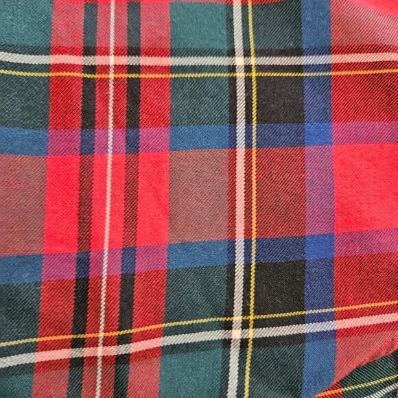 Ralph Lauren Blue Label Shirt Mens Red Plaid Blake 100% Cotton Button Down Large - Picture 4 of 12